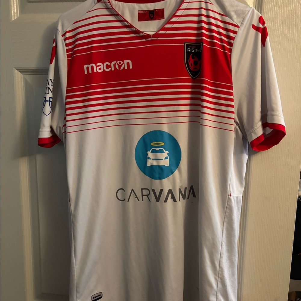 MACARON Red and White Striped Jersey